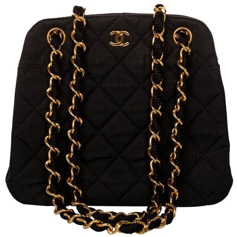 chanel gold chain tote|Chanel quilted bag gold chain.